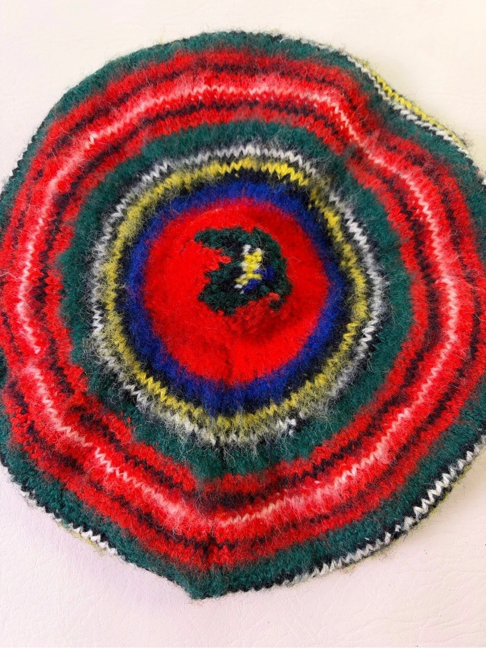 Multicolor Geometric Knit Hat - Picture 2 of 4